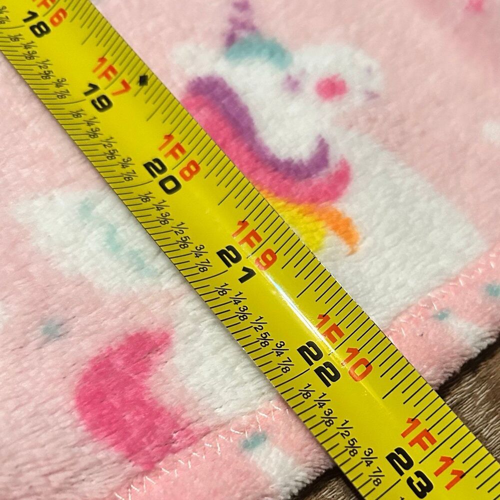 Unicorn Pink Hooded Fleece Blanket - Picture 6 of 7